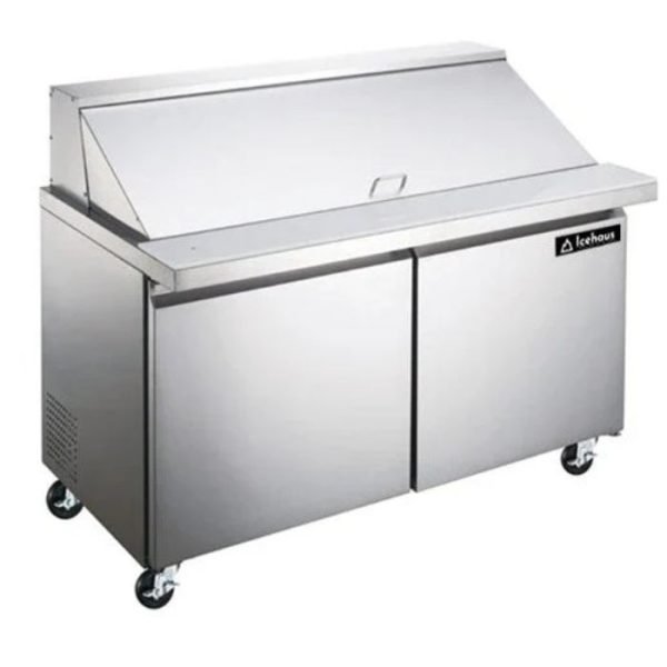 Icehaus ME‑2P‑SS‑02 – Mesa Refrigerada 17 Pies³ | 0–4 °C | 16 Insertos - Image 1